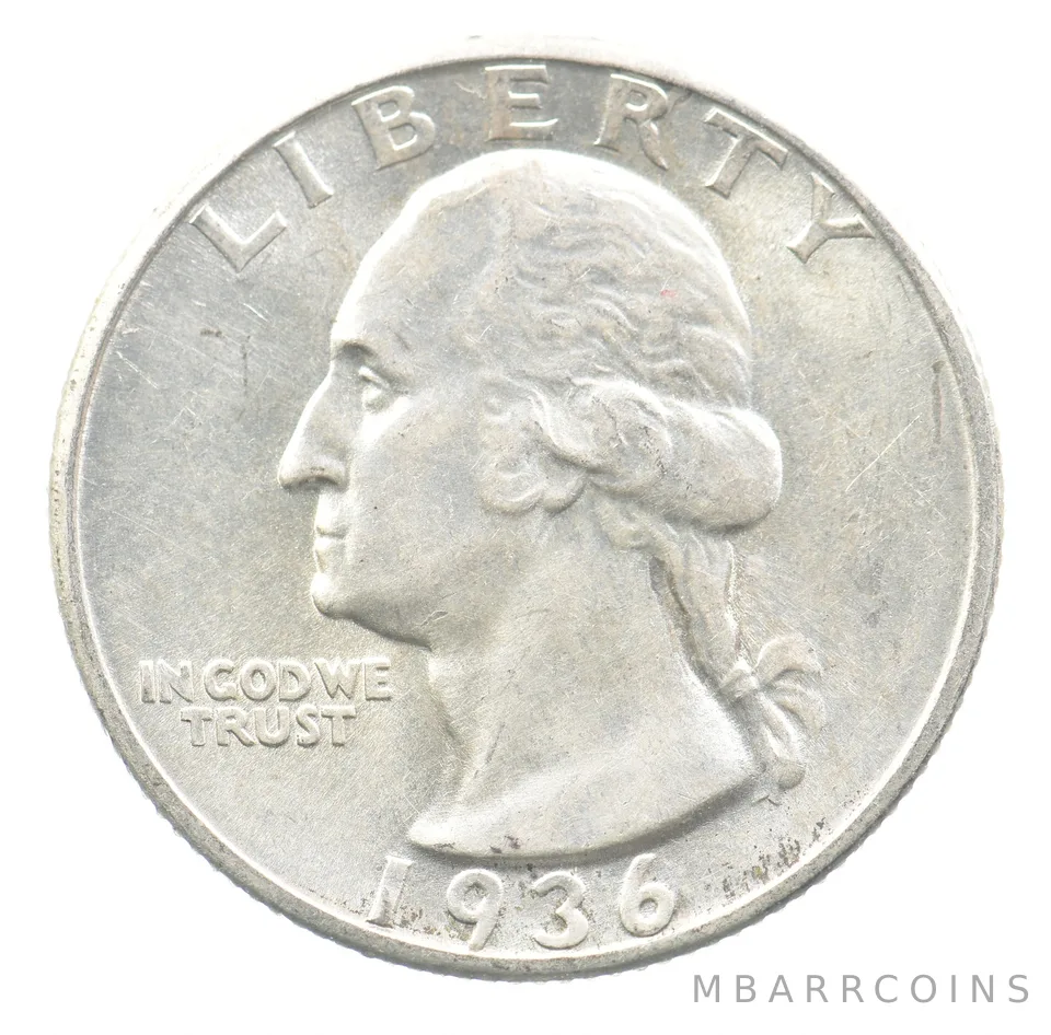 1936 Washington Quarter a3363