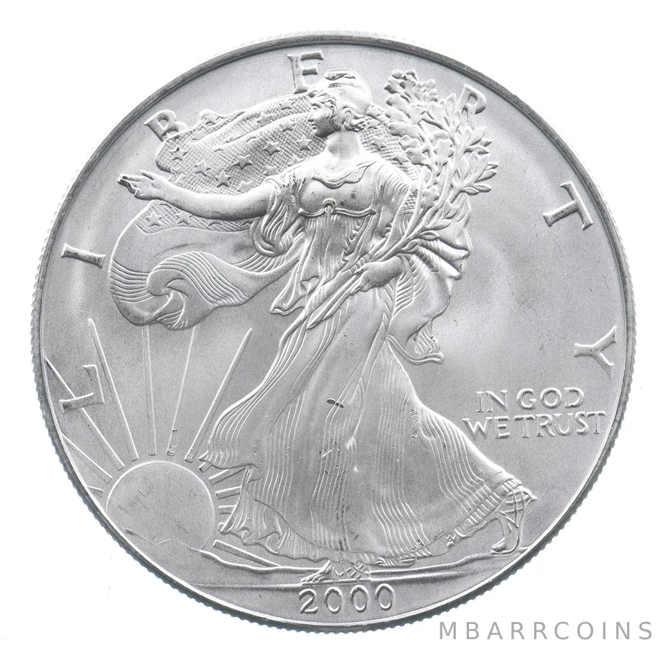 Better Date 2000 American Silver Eagle 1 Troy Oz .999 Fine Silver *679