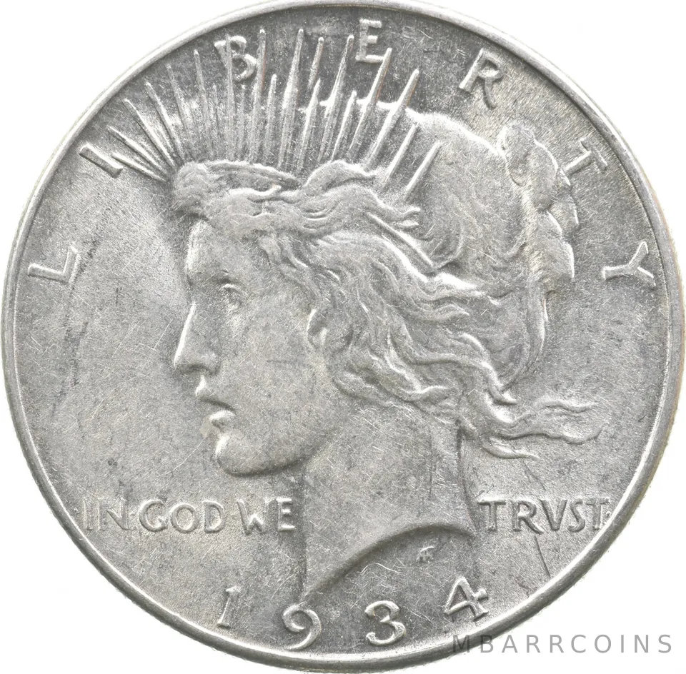 1934 Peace Silver Dollar *4571