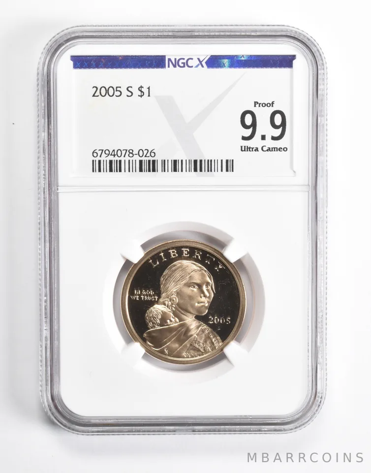 2005-S Sacagawea $1 Proof 9.9 UCAM NGC X NGCX