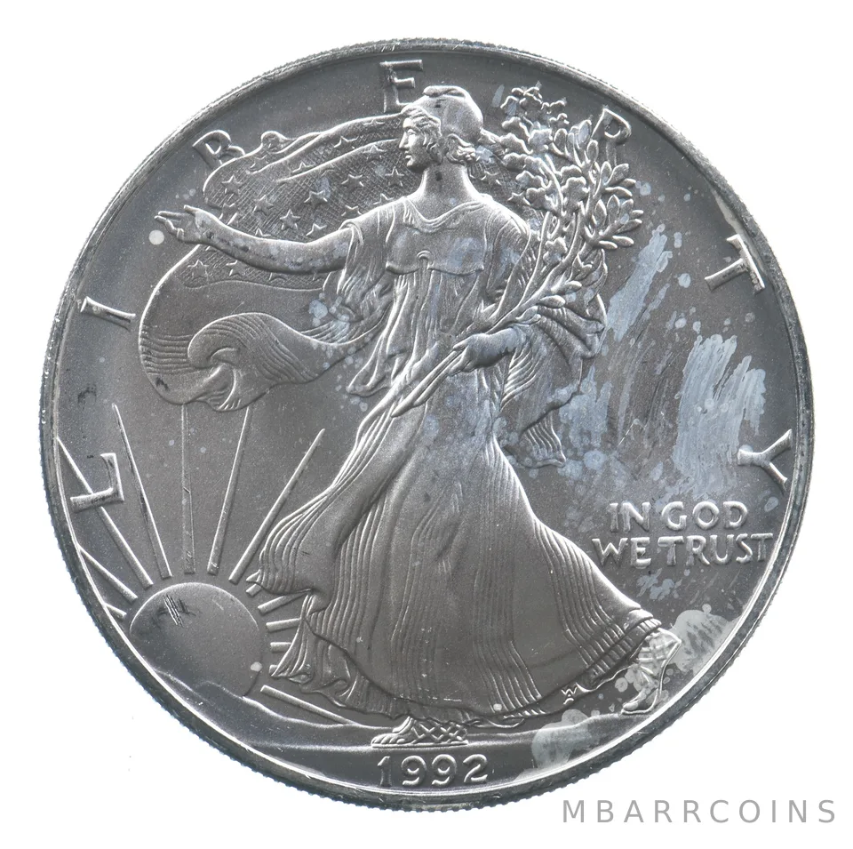 Better Date 1992 American Silver Eagle 1 Troy Oz .999 Fine Silver *701