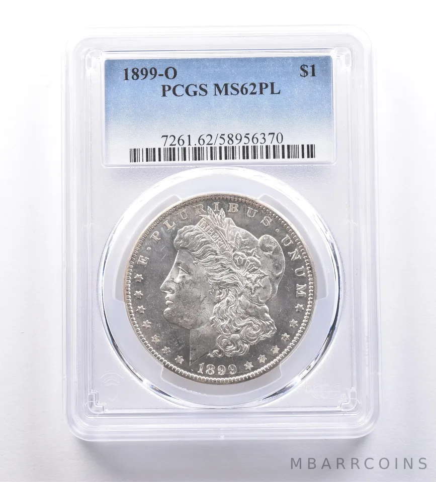 1899-O Morgan Silver Dollar MS62 PL PCGS *9201