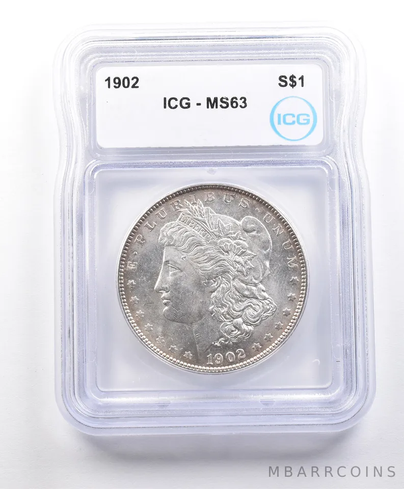 1902 Morgan Silver Dollar MS63 ICG *3279