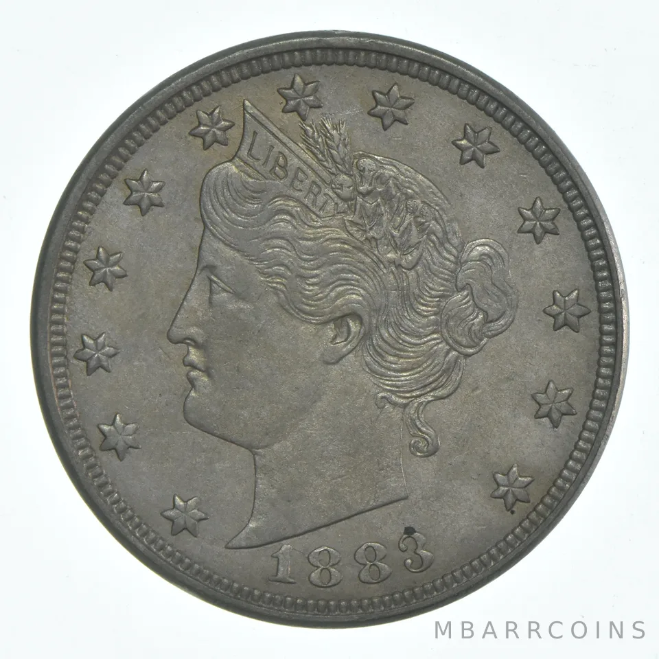 1883 Liberty V Nickel No Cents a6143