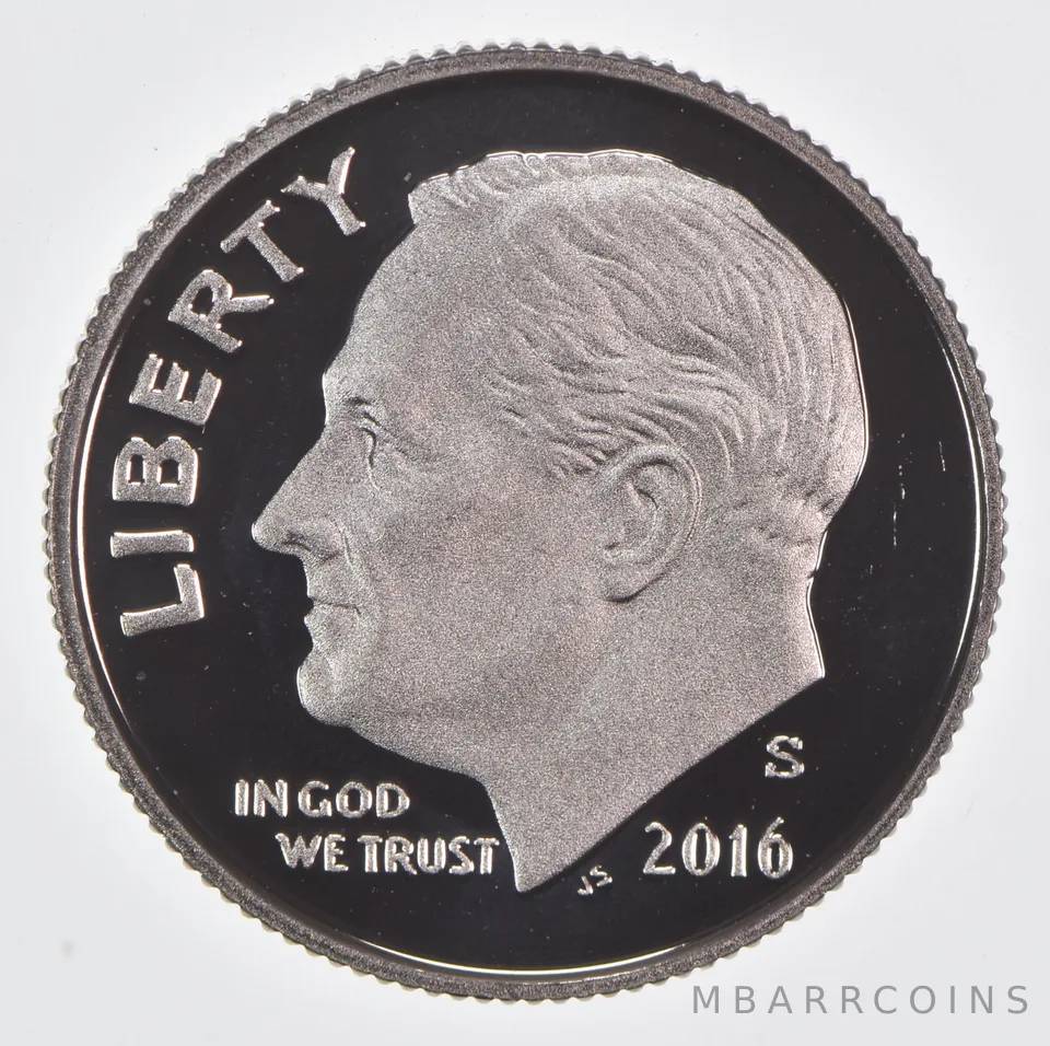 2016-S Roosevelt Dime CLAD Proof