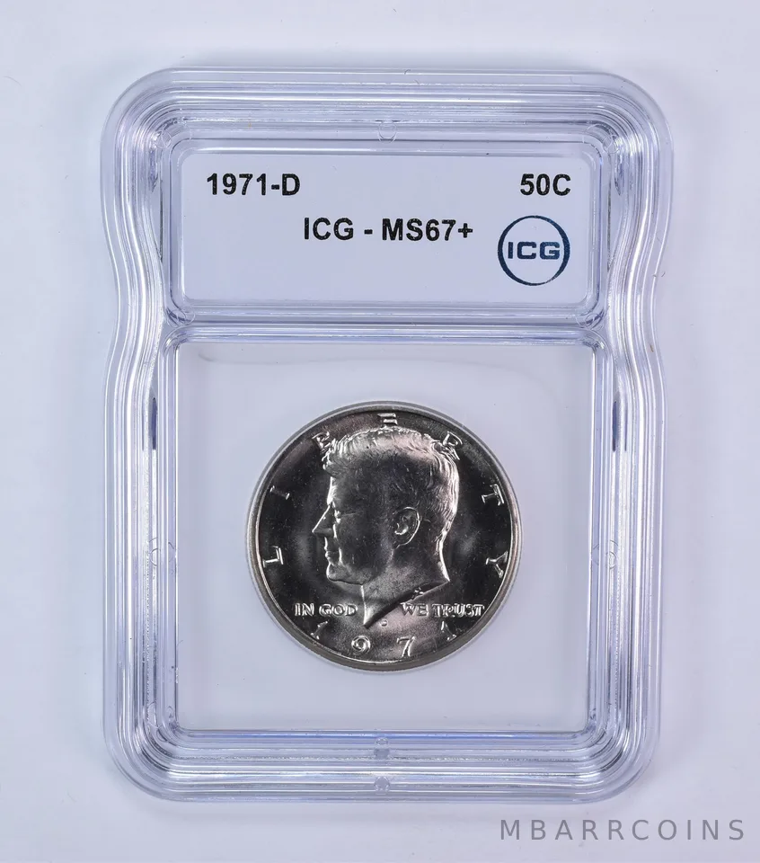 1971-D Kennedy Half Dollar MS67+ ICG