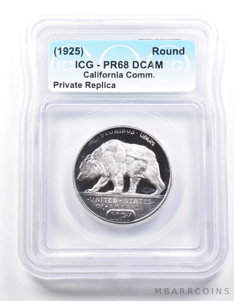 1925 California Half Dollar PR68 ICG Museum Gallery Strike a1272