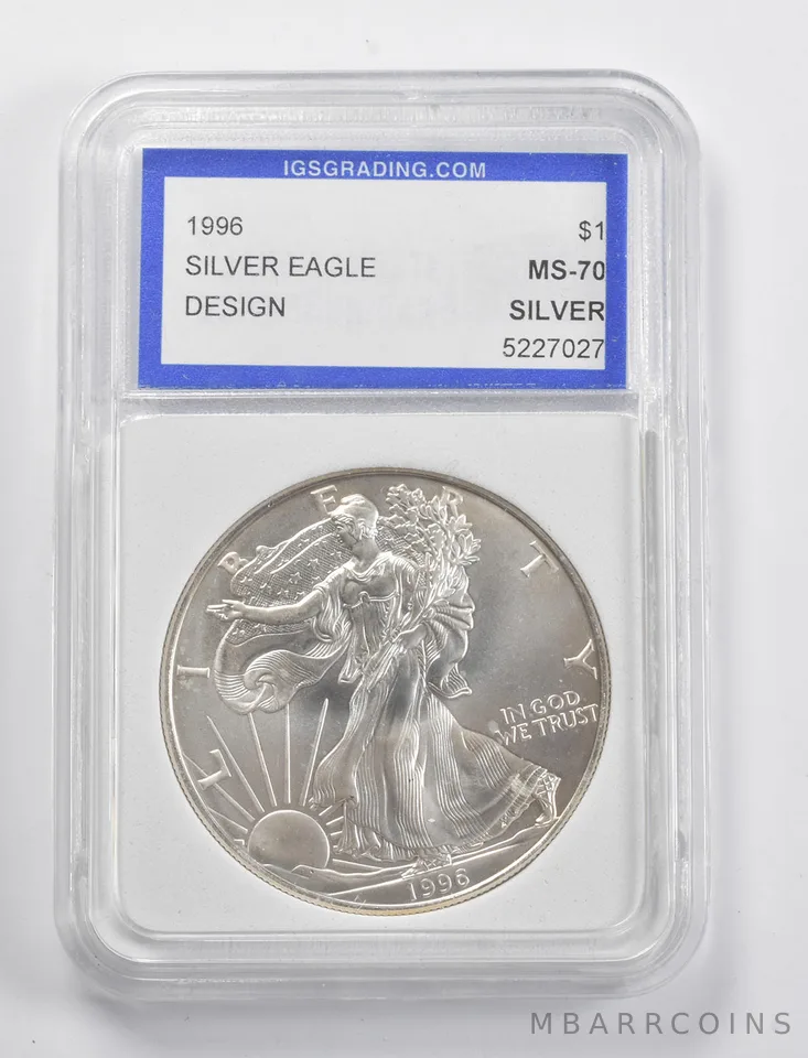 1996 American Silver Eagle *5282