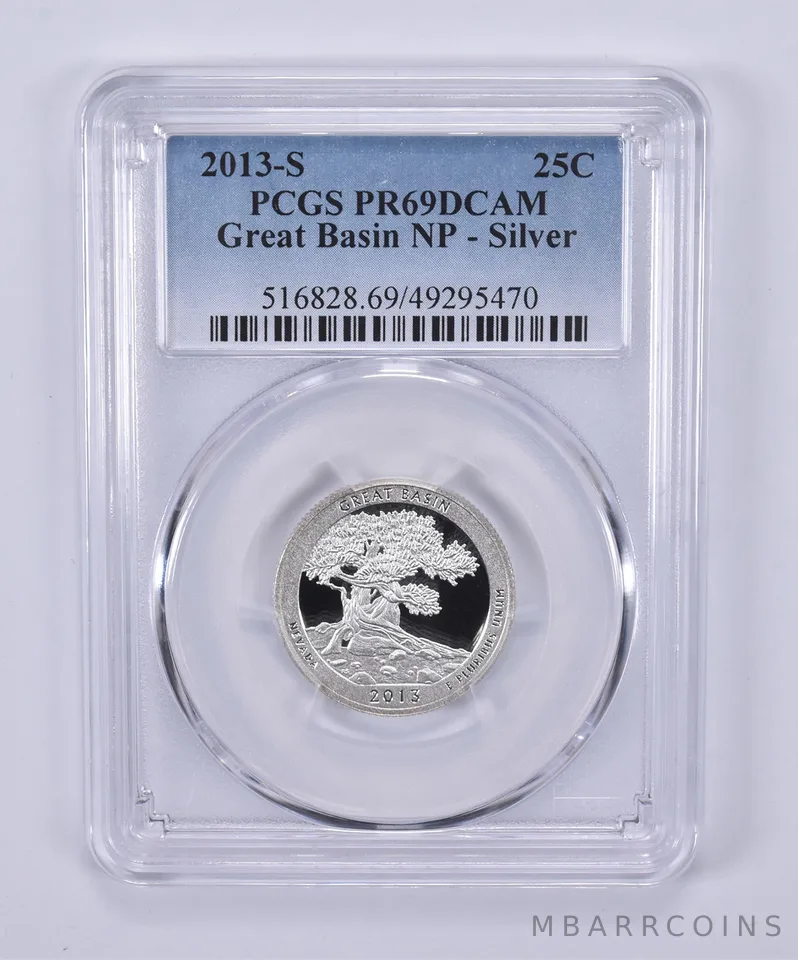 2013-S Washington Quarter Silver Great Basin PR69 DCAM PCGS