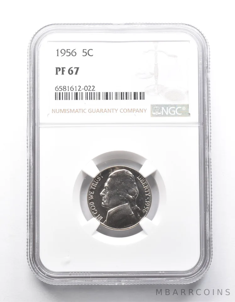 PF67 1956 Jefferson Nickel NGC *9894