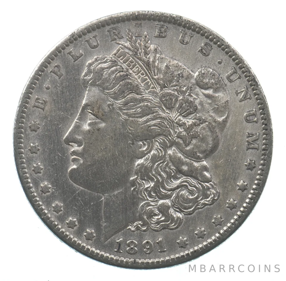 Early - 1891-O Morgan Silver Dollar - 90% US Coin *709