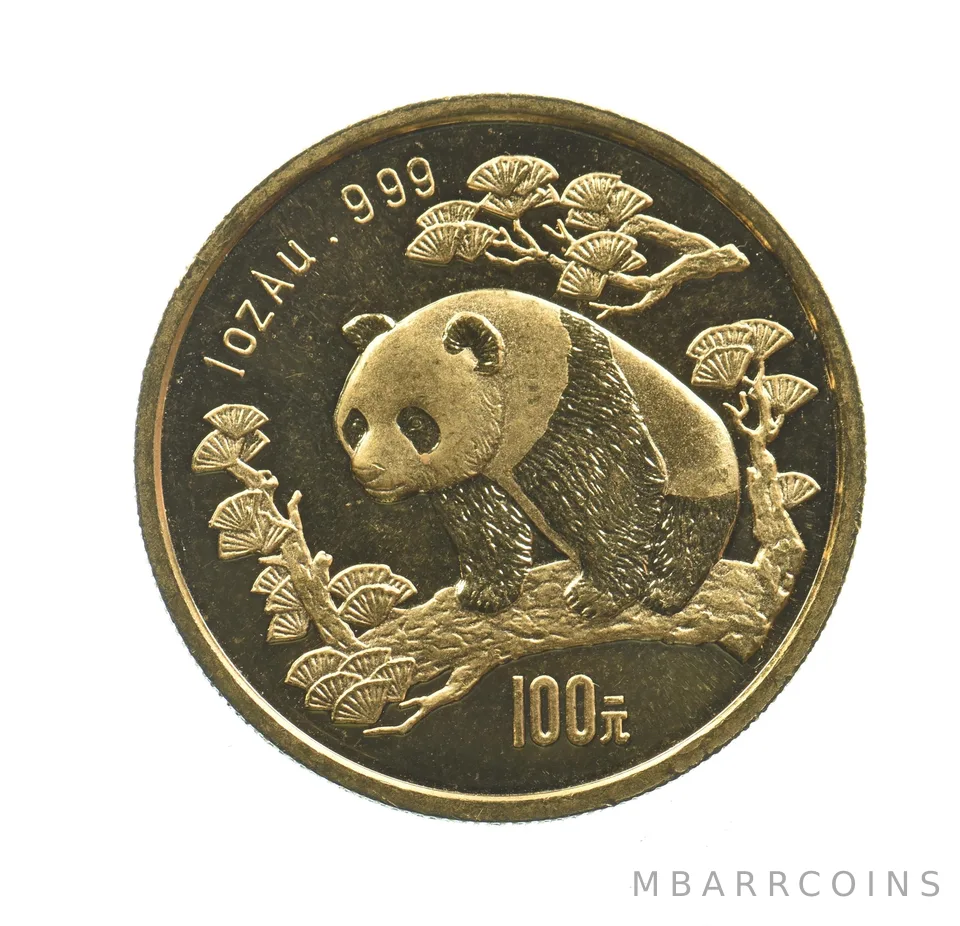 1997 China 100 Yuan Gold Panda 1 Oz Gold *4390