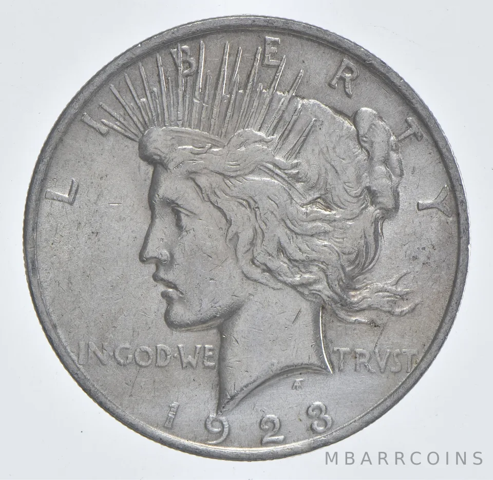 Better - 1923 Peace Silver Dollar - 90% US Coin *684