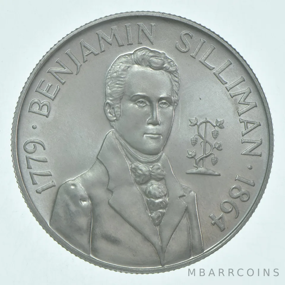 1968 Benjamin Silliman So-Called Half Dollar Heraldic Art Medal