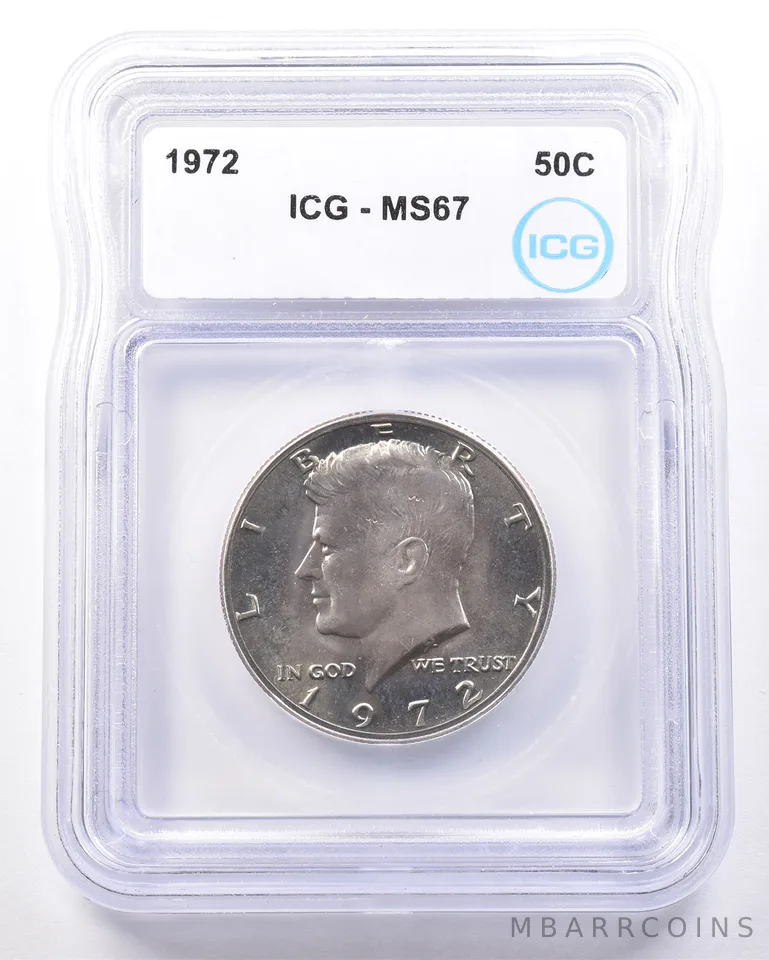 1972 Kennedy Half Dollar MS67 ICG *7241