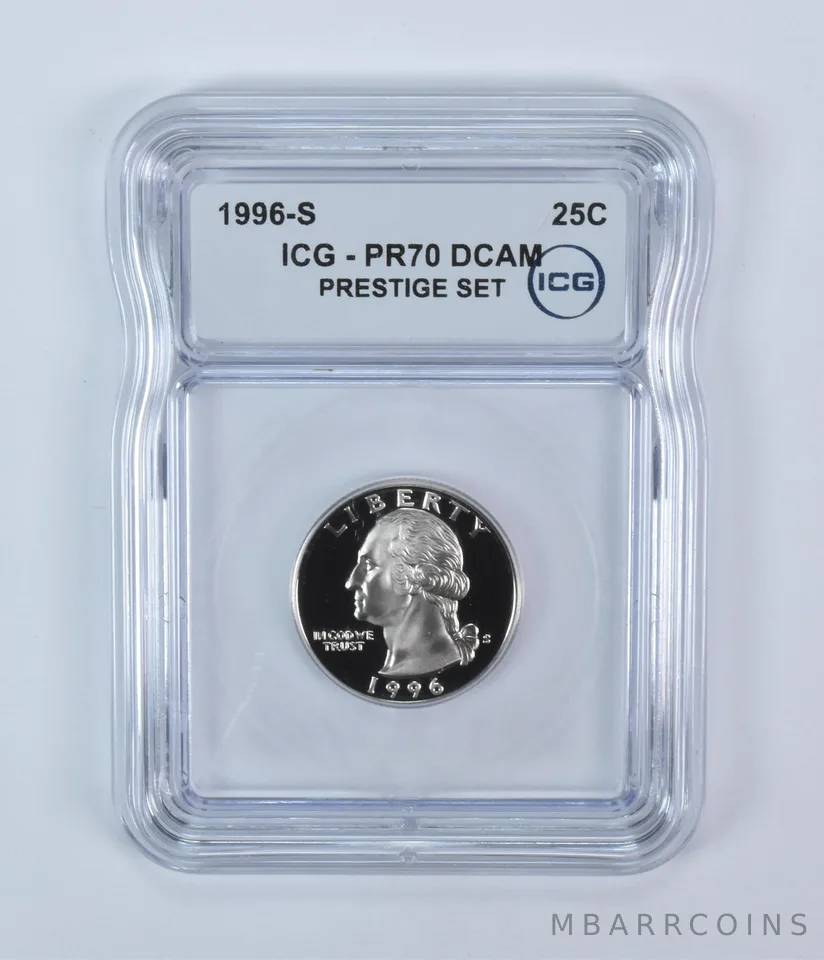 1996-S Washington Quarter Prestige Set PR70 DCAM ICG