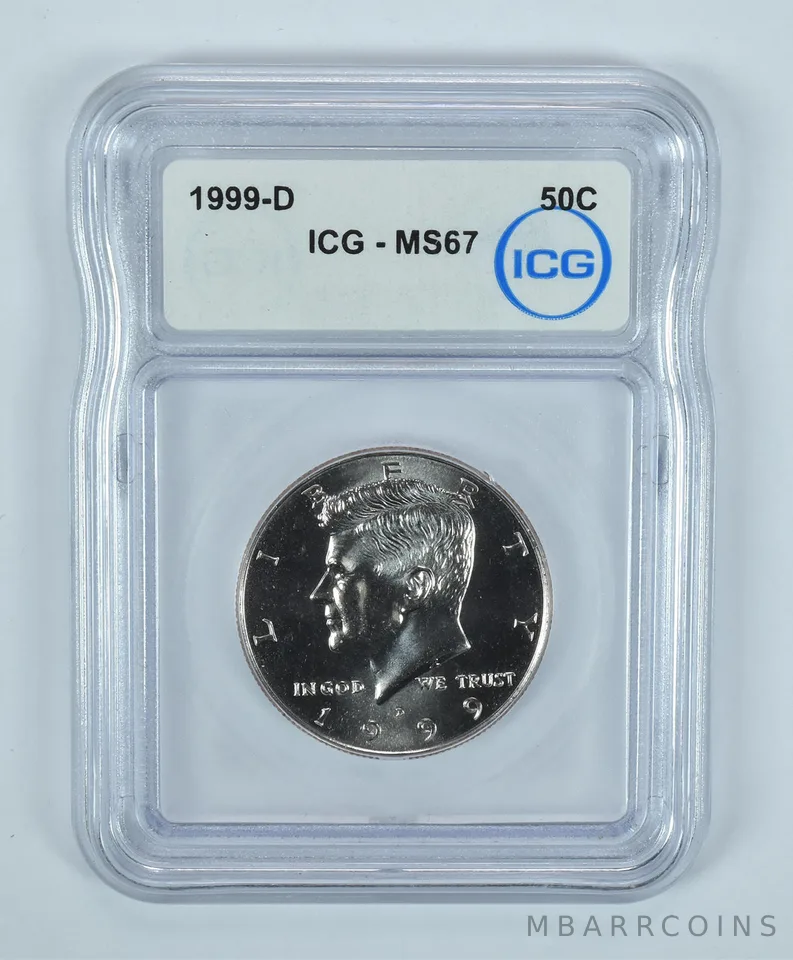 1999-D Kennedy Half Dollar MS67 ICG