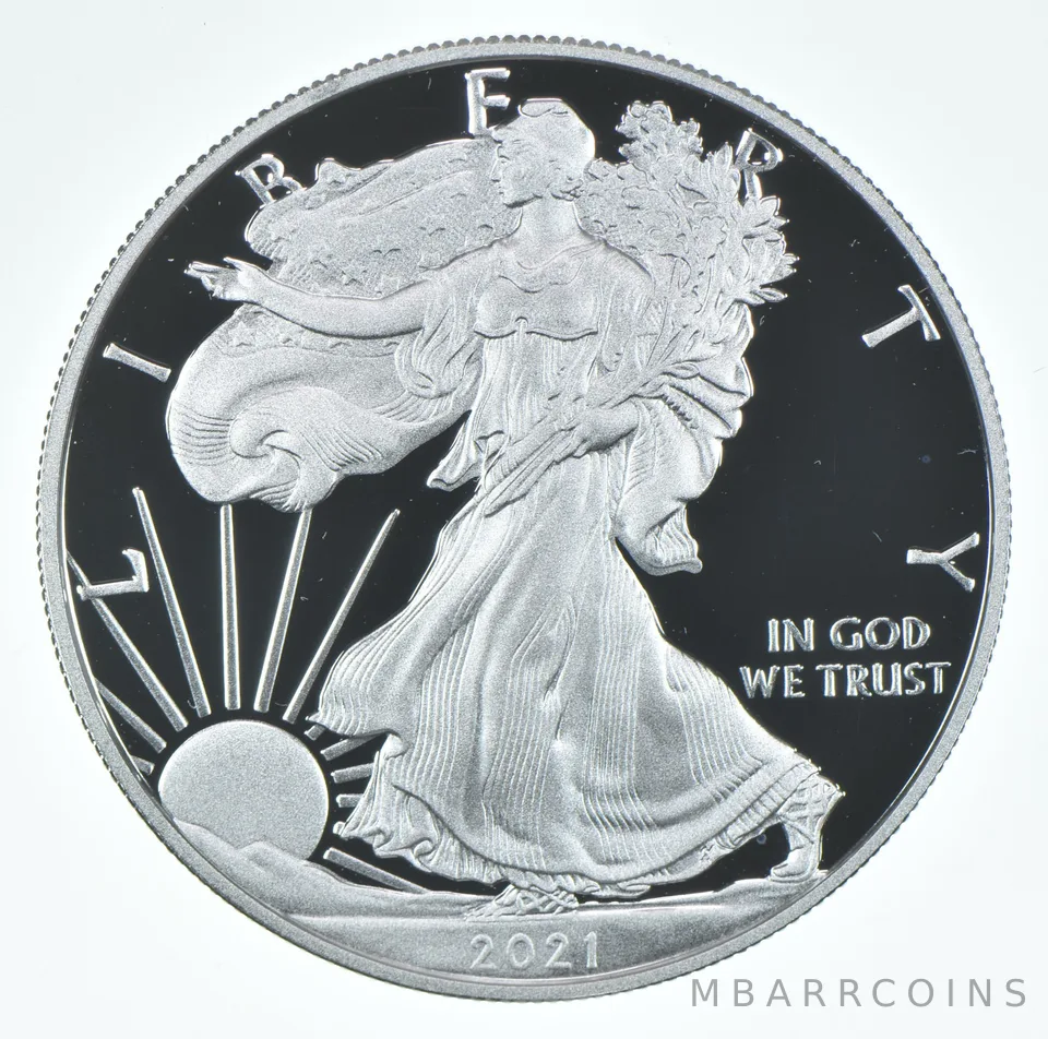 2021-W Type 1 American Silver Eagle T1 1 Oz Silver Proof