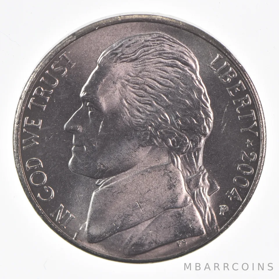 2004-P Jefferson Nickel Unc - Peace Medal