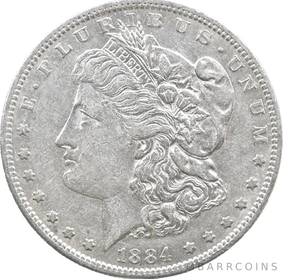 1884-S Morgan Silver Dollar a5081