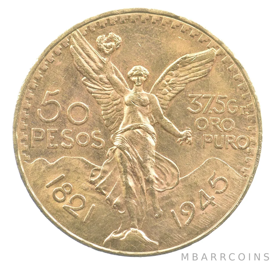 1945 Mexico 50 Pesos Gold Libertad *5078