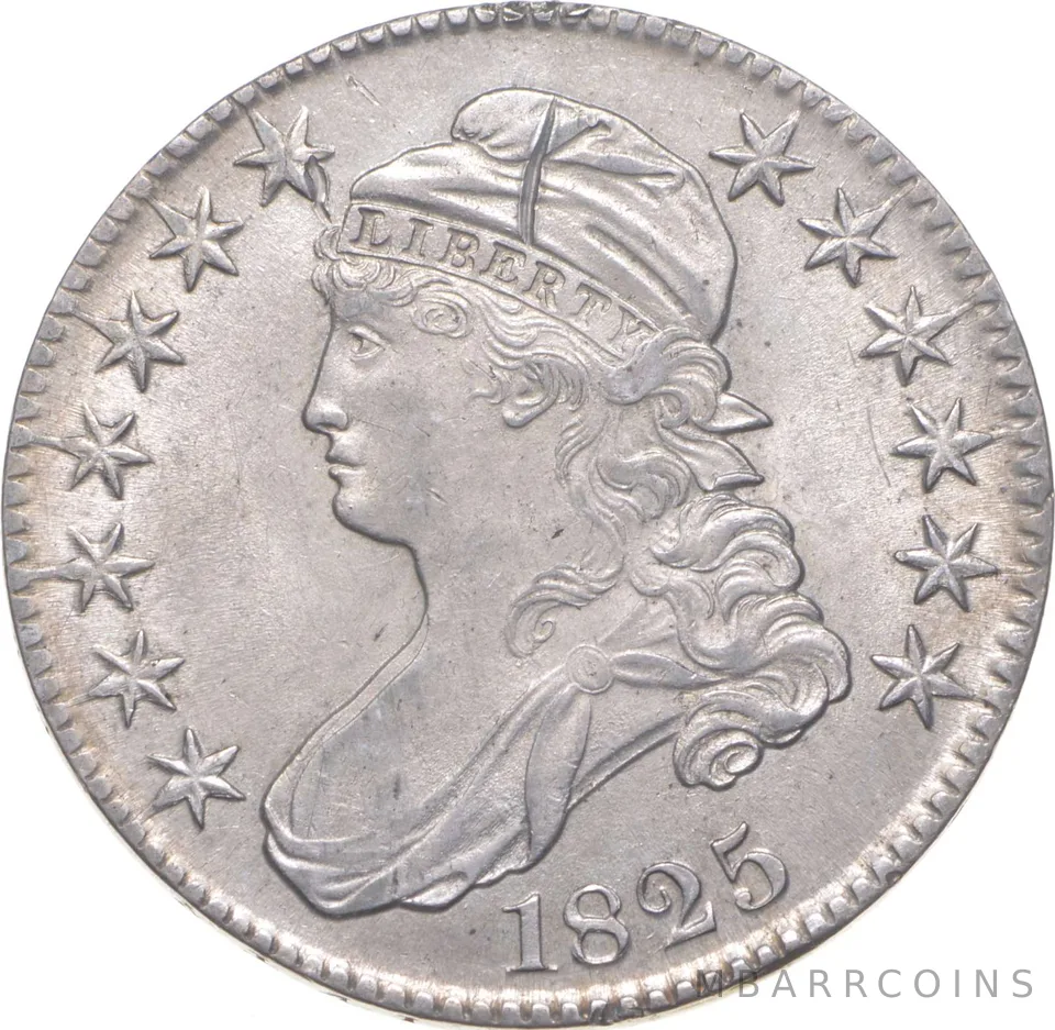 1825 Capped Bust Half Dollar - O-104 R4 a6371