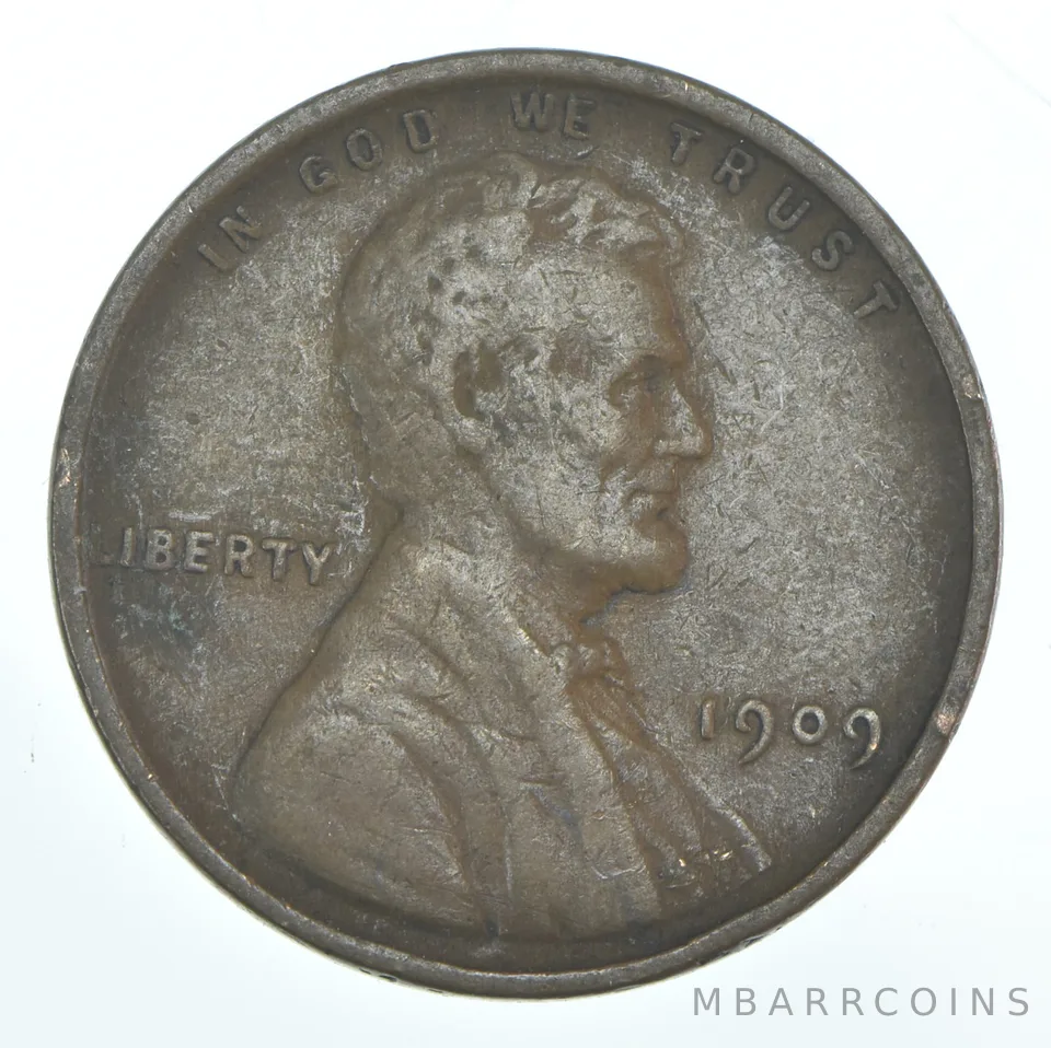 1909 Lincoln Wheat Cent F+