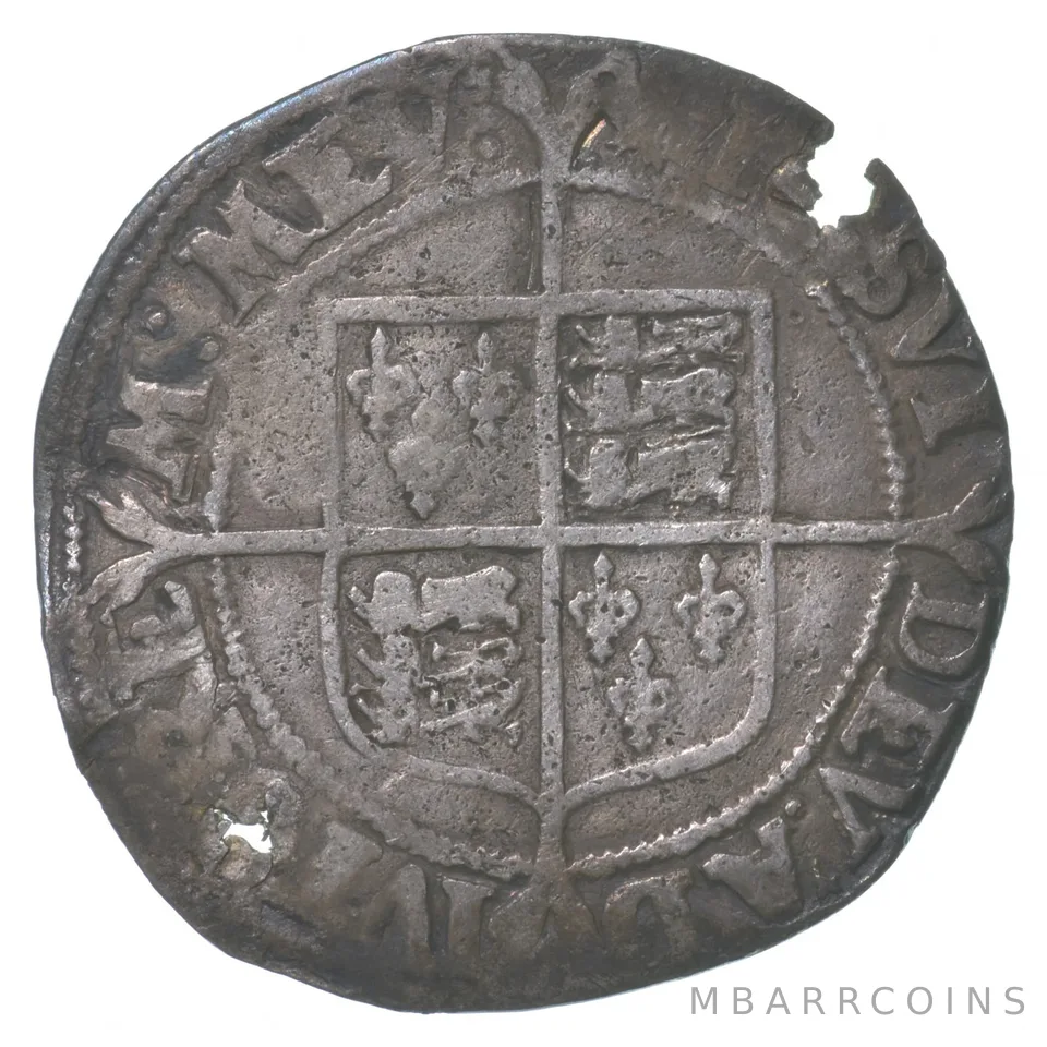 (1601-1602) United Kingdom 1 Shilling Elizabeth I *8693