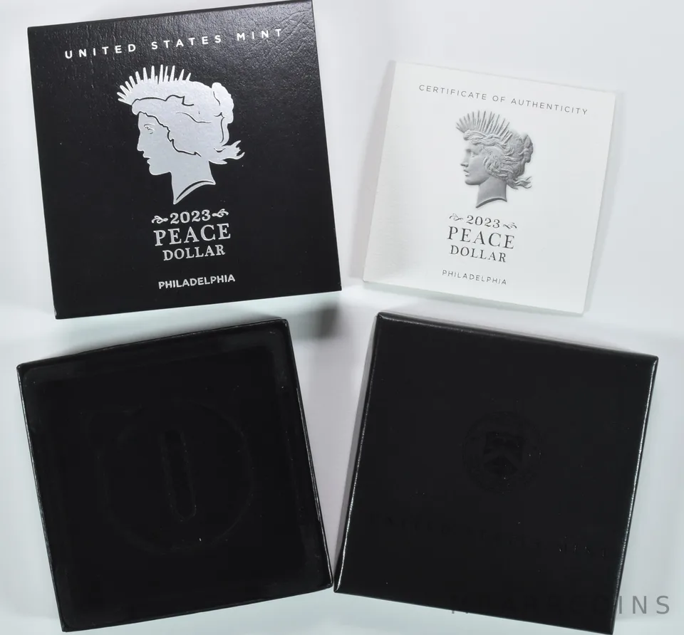 OGP 2023 Peace Silver Dollar - Philadelphia BOX & COA - NO COIN