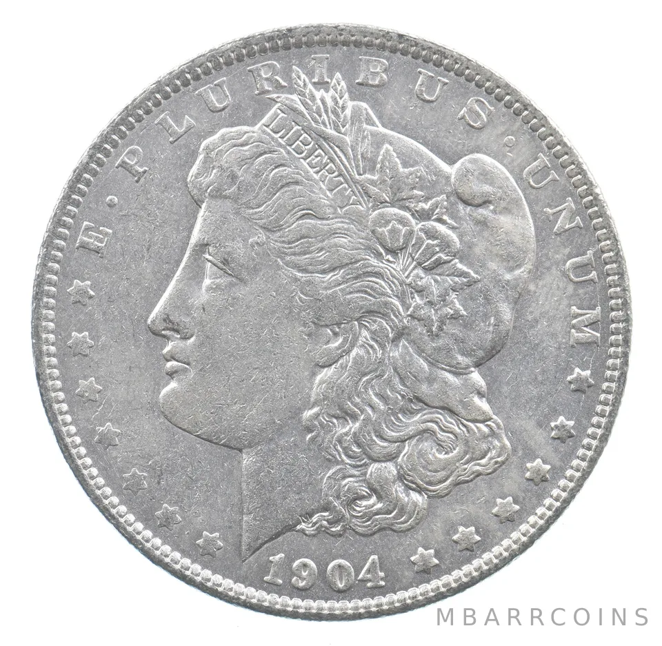 Better 1904-O Morgan Silver Dollar - 90% US Coin - Nice Coin *636