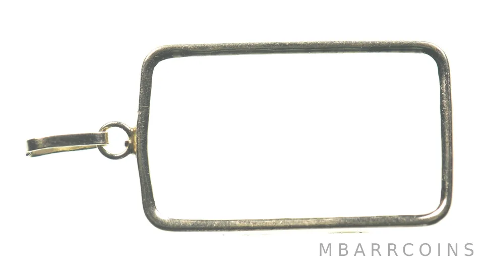 14k 0.4 Gram Gold Bezel For 5 Gram Bar *2323