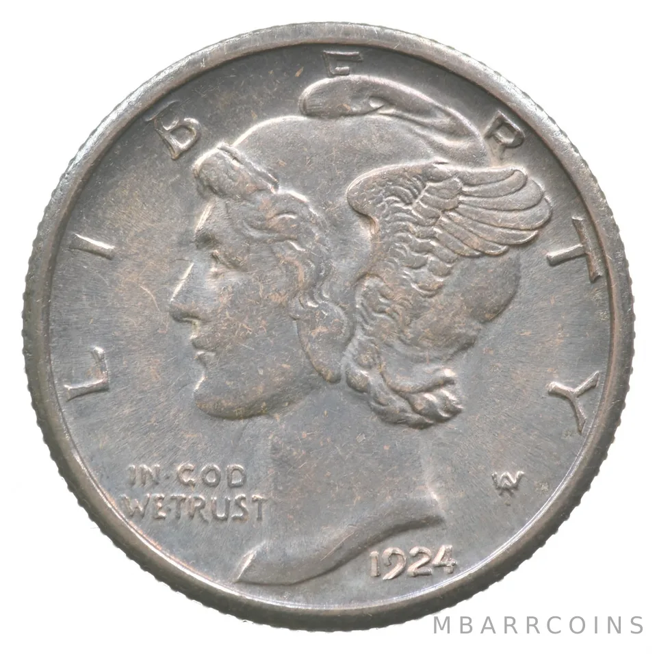 1924-S Mercury Dime *8329