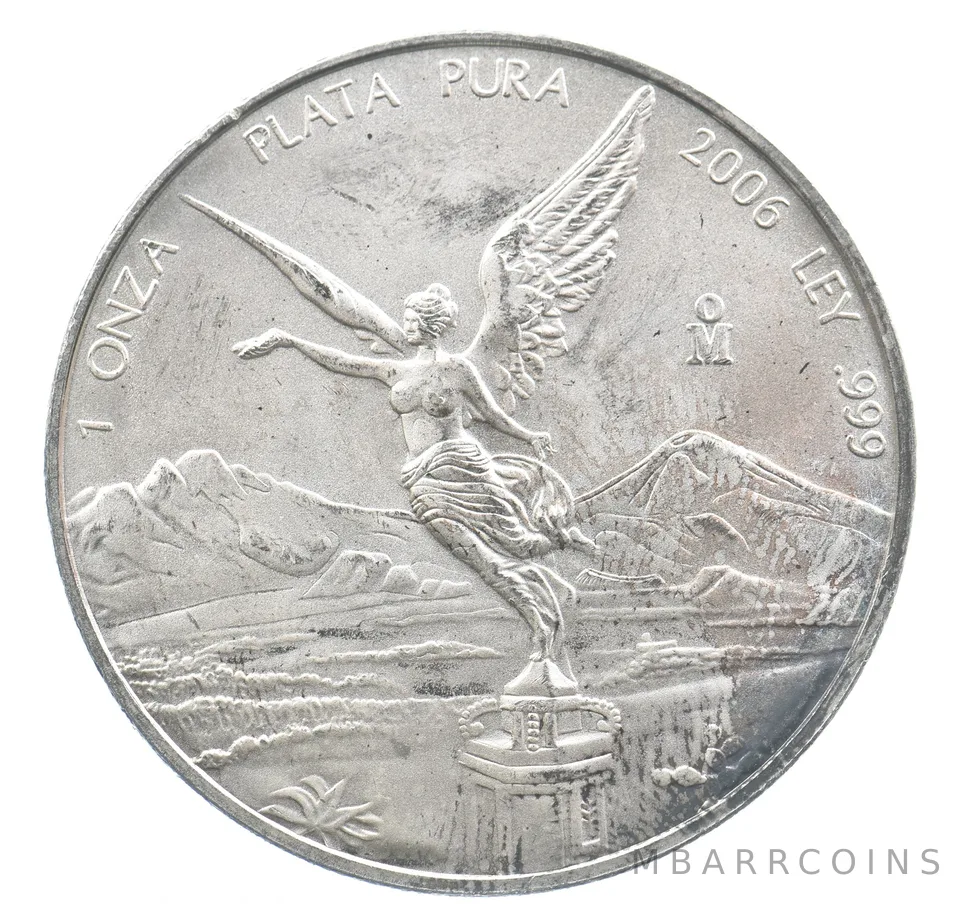 2006 Mo Mexico 1 Onza Silver Libertad *9465