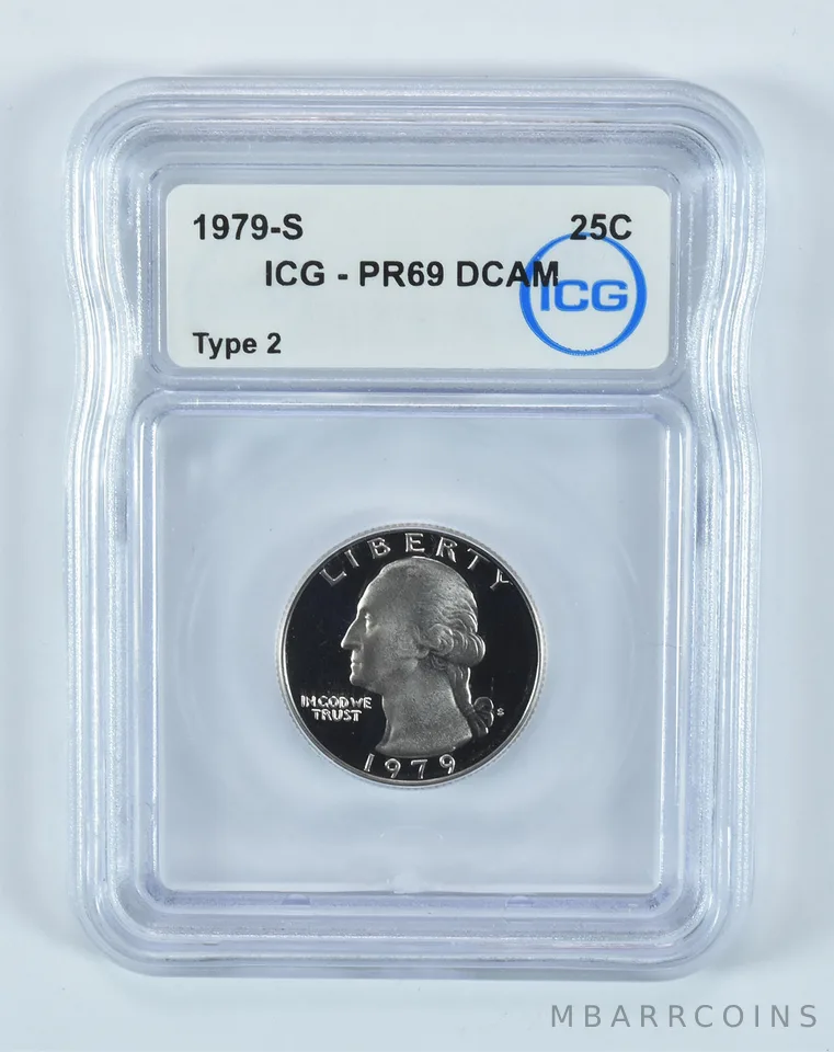 1979-S Washington Quarter Type 2 PR69 DCAM ICG