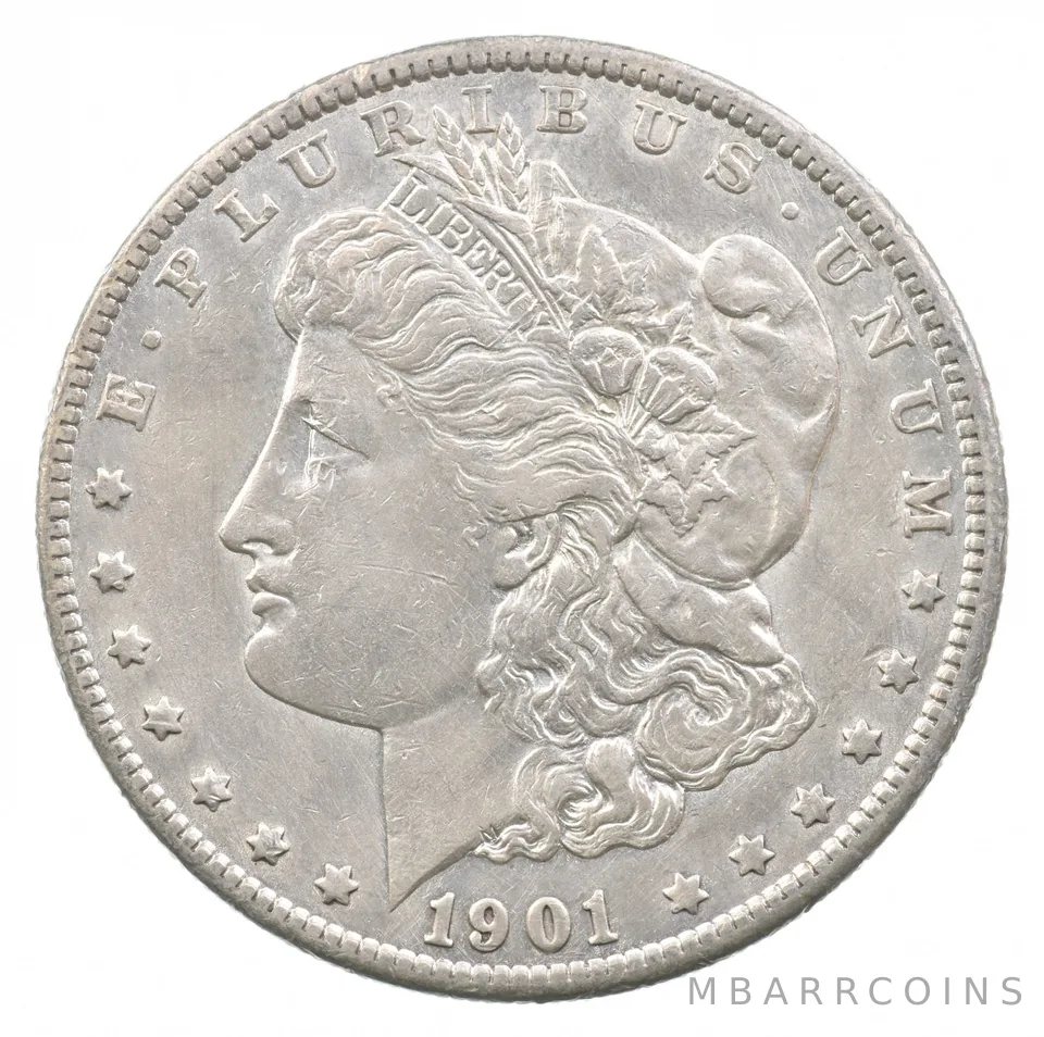 1901 Morgan Silver Dollar a4149