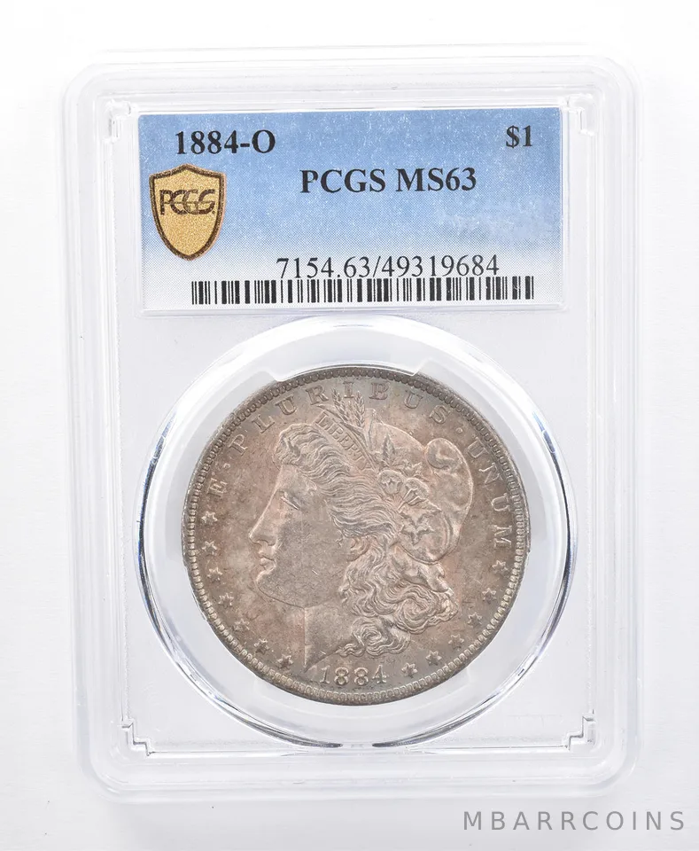 1884-O Morgan Silver Dollar MS63 PCGS Beautiful Tone *8708