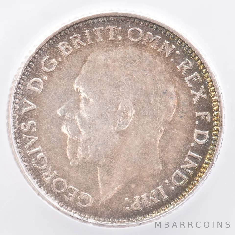 1929 Great Britain 6 Pence AU55 ICG Beautiful Tone *1933