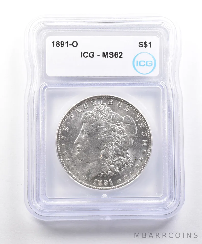 1891-O Morgan Silver Dollar MS62 ICG *3330