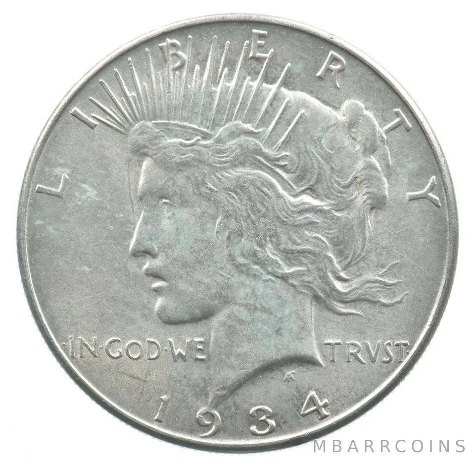 1934 Peace Silver Dollar *4837