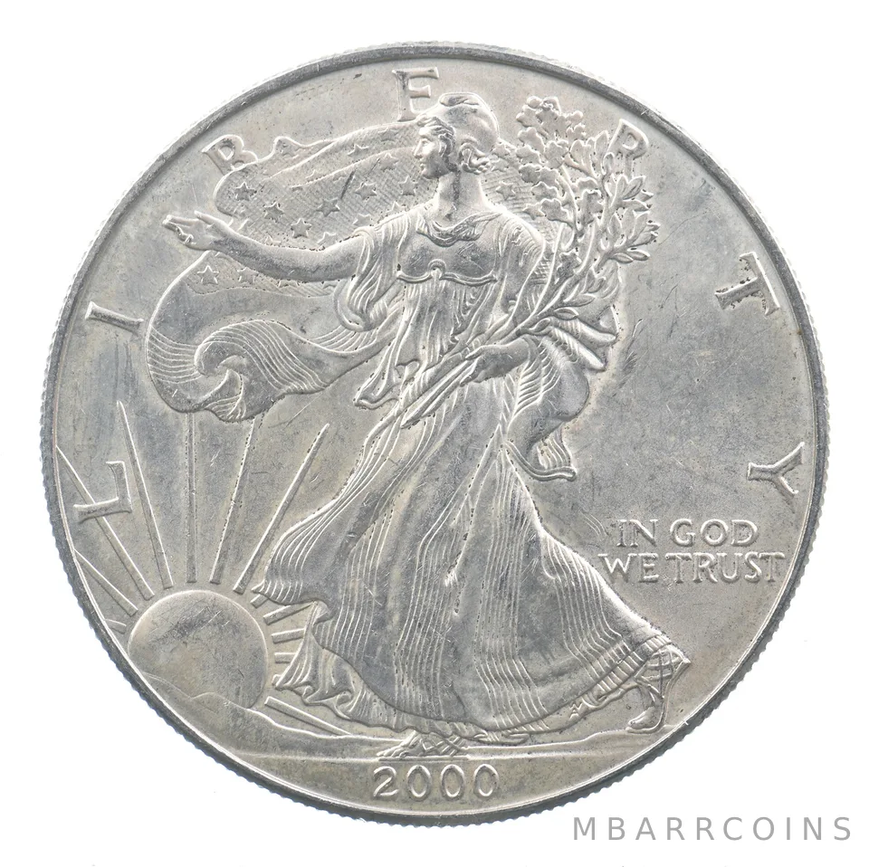 Better Date 2000 American Silver Eagle 1 Troy Oz .999 Fine Silver *866