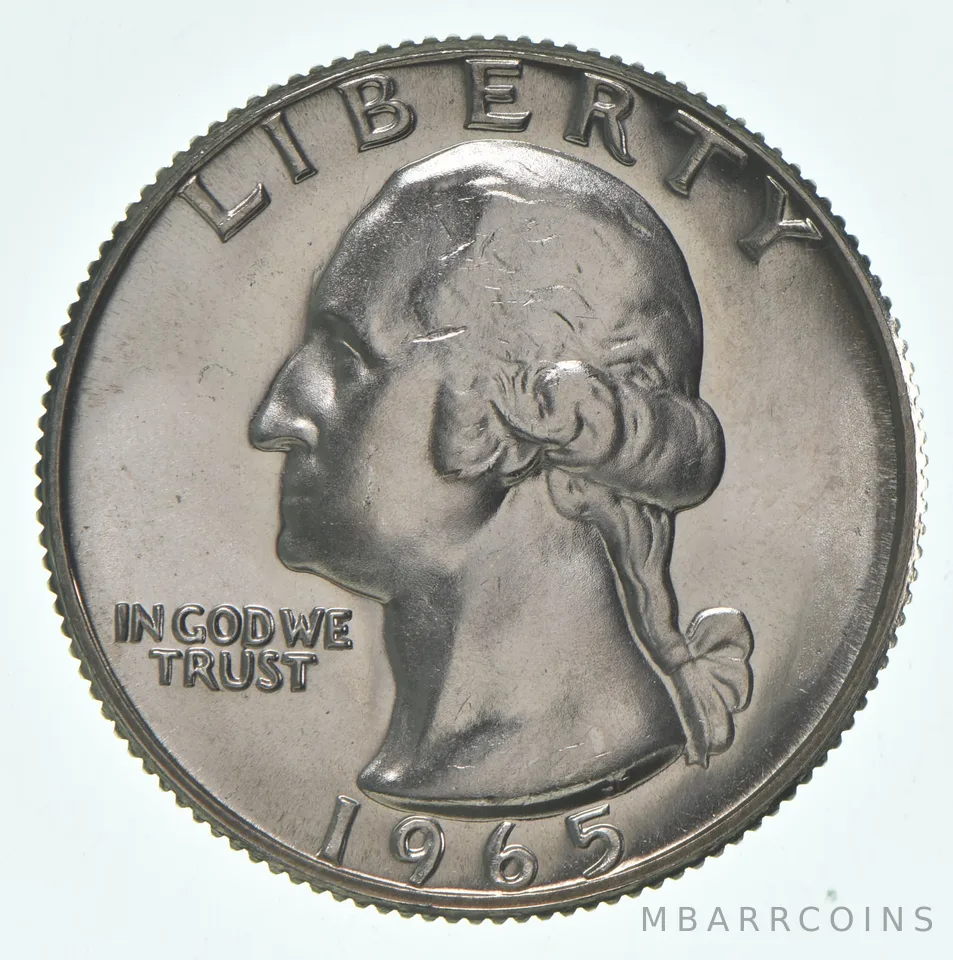 1965 Washington Quarter SMS