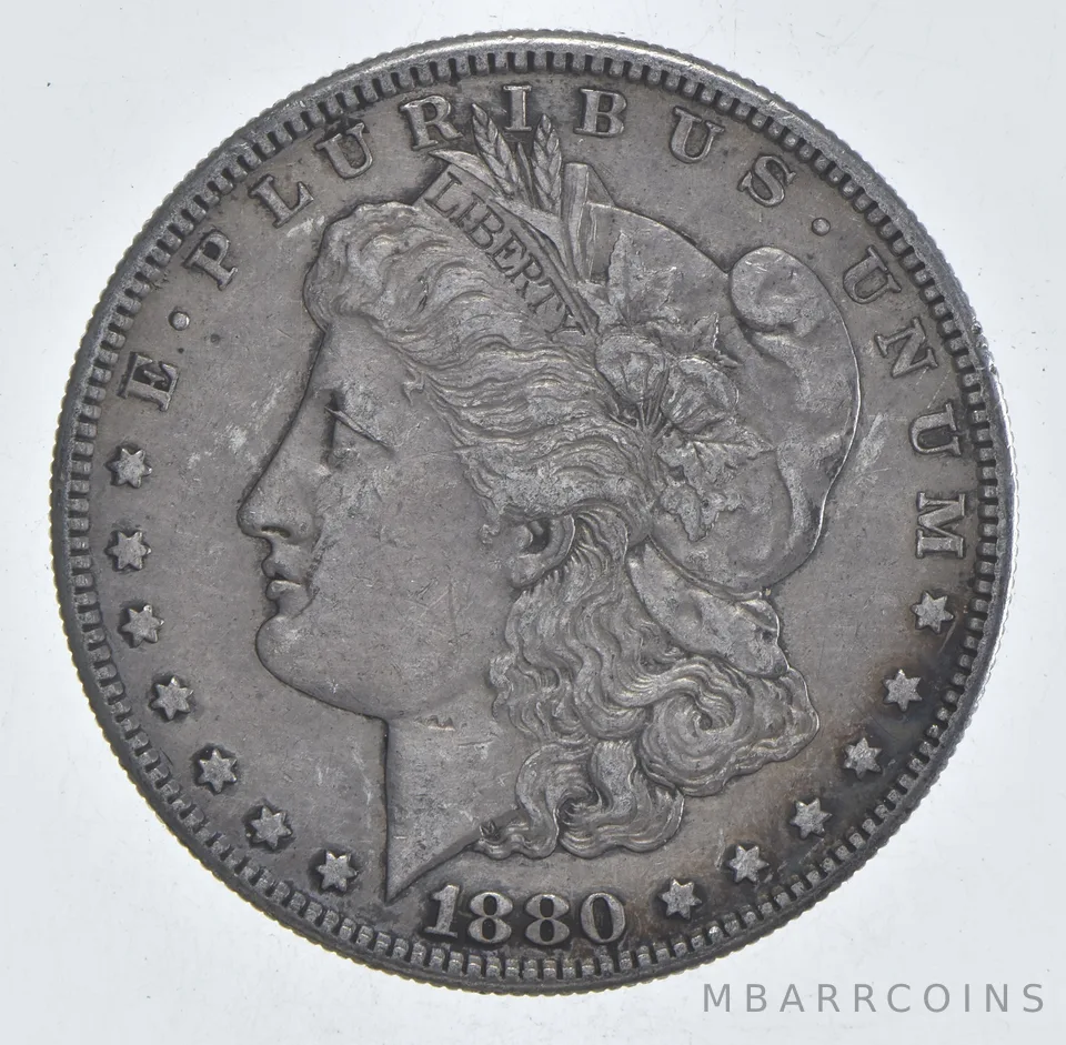 Better 1880-S Morgan Silver Dollar - 90% US Coin - Nice Coin *491