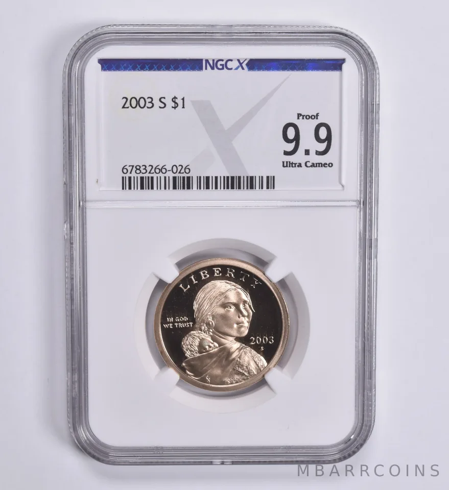 2003-S Sacagawea $1 Proof 9.9 UCAM NGC X NGCX