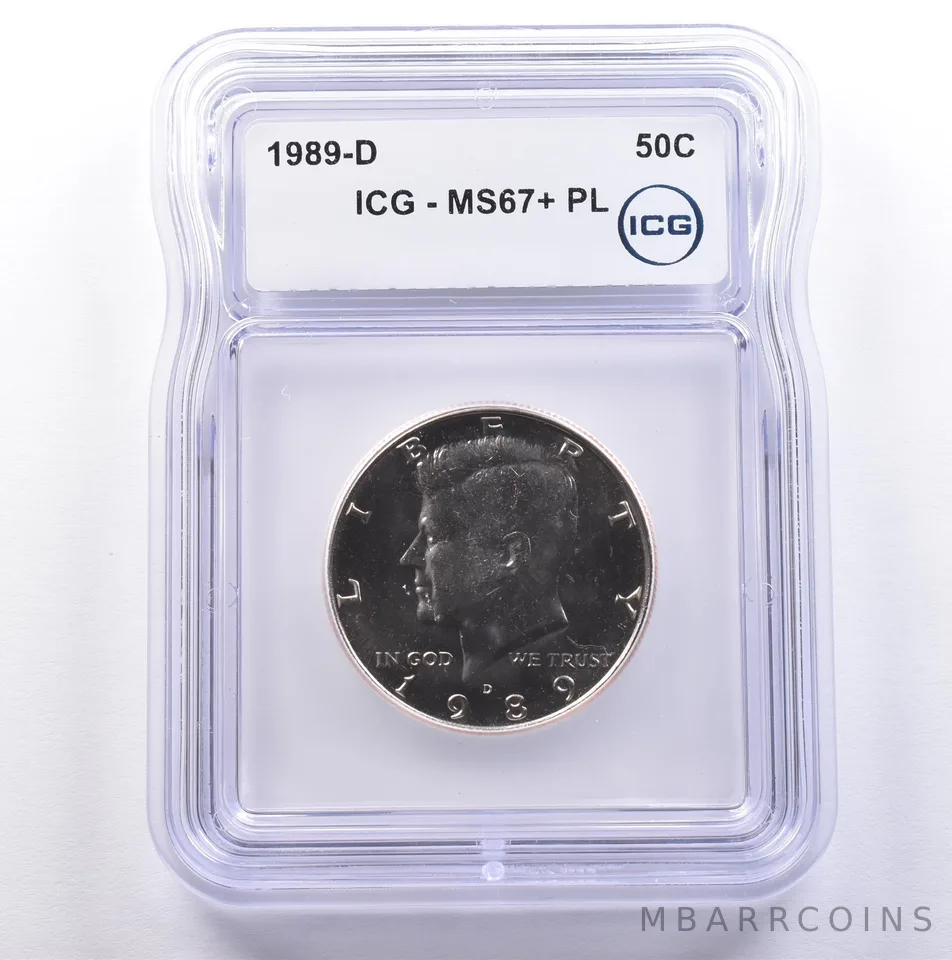 1989-D Kennedy Half Dollar MS67+ PL ICG *9119