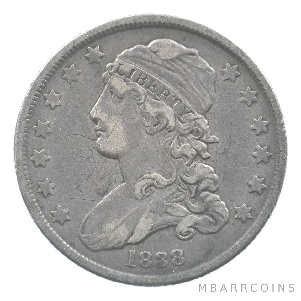 1838 Capped Bust Quarter *6552