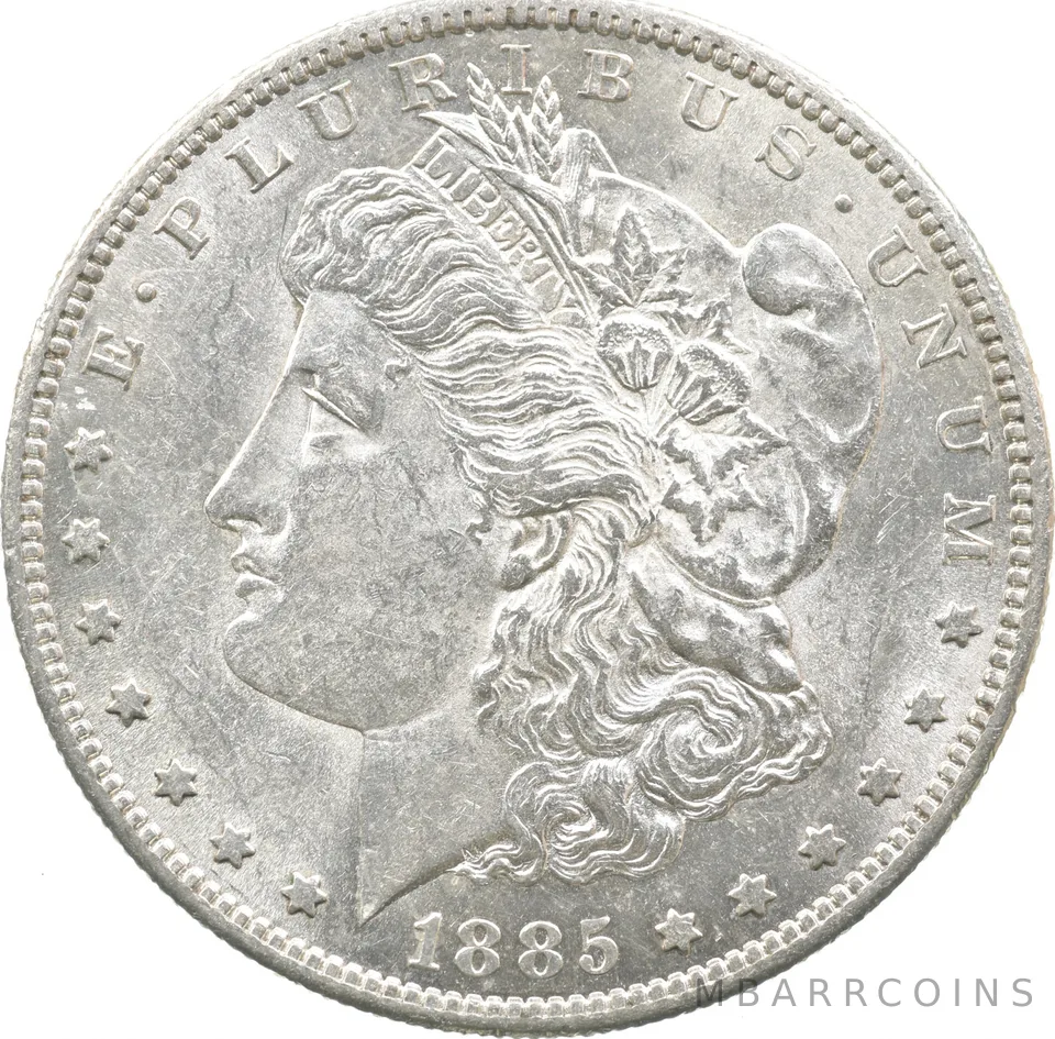 1885-S Morgan Silver Dollar a8092