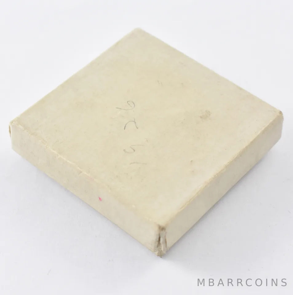 White Bank Holiday US $5/$2.50 Box 1920's Gold Coin Gift Presentation a5905