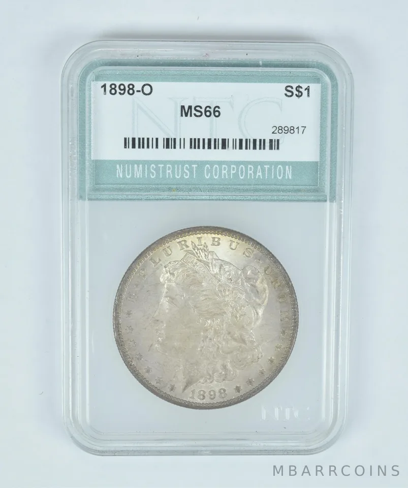 1898-O Morgan Silver Dollar Beautifully Toned *1985