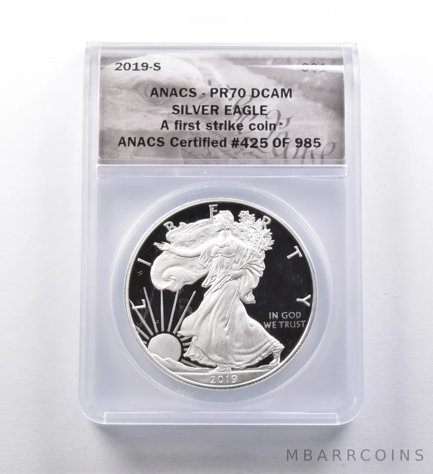 PR70 DCAM 2019-S American Silver Eagle FS ANACS *3018
