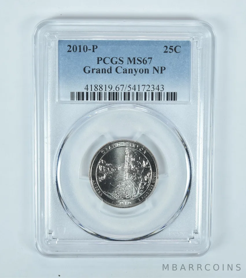 2010-P Washington Quarter ATB Grand Canyon MS67 PCGS